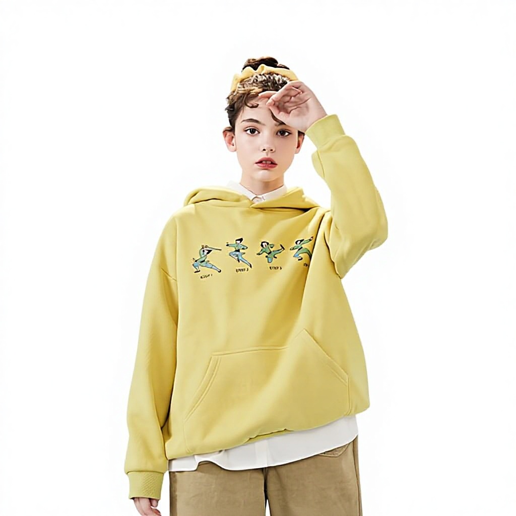 B1569 Stock 32s Weft-Knitted Cottom Brocade Fabric Boys Heavyweight Abrasion-Resistant Pure Cotton Sportswear Autumn/Winter
