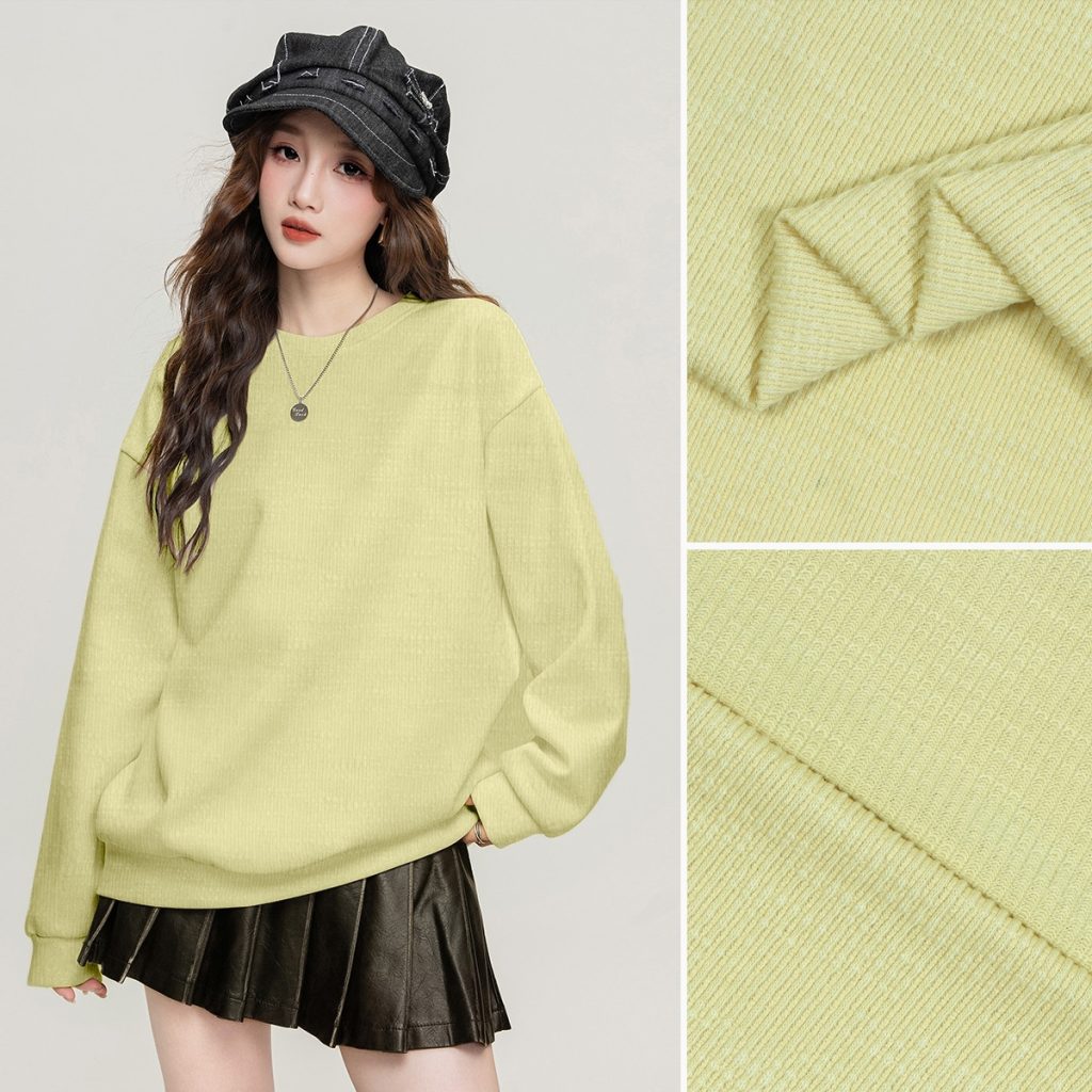 1037#Wholesale Special Textured Cotton Polyester Spandex  Fabric for Women’s and Children’s Clothing