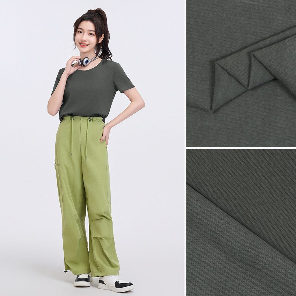 A7001#Wholesale 26S Brushed Double Yarn Cotton Single Jersey For T-shirt